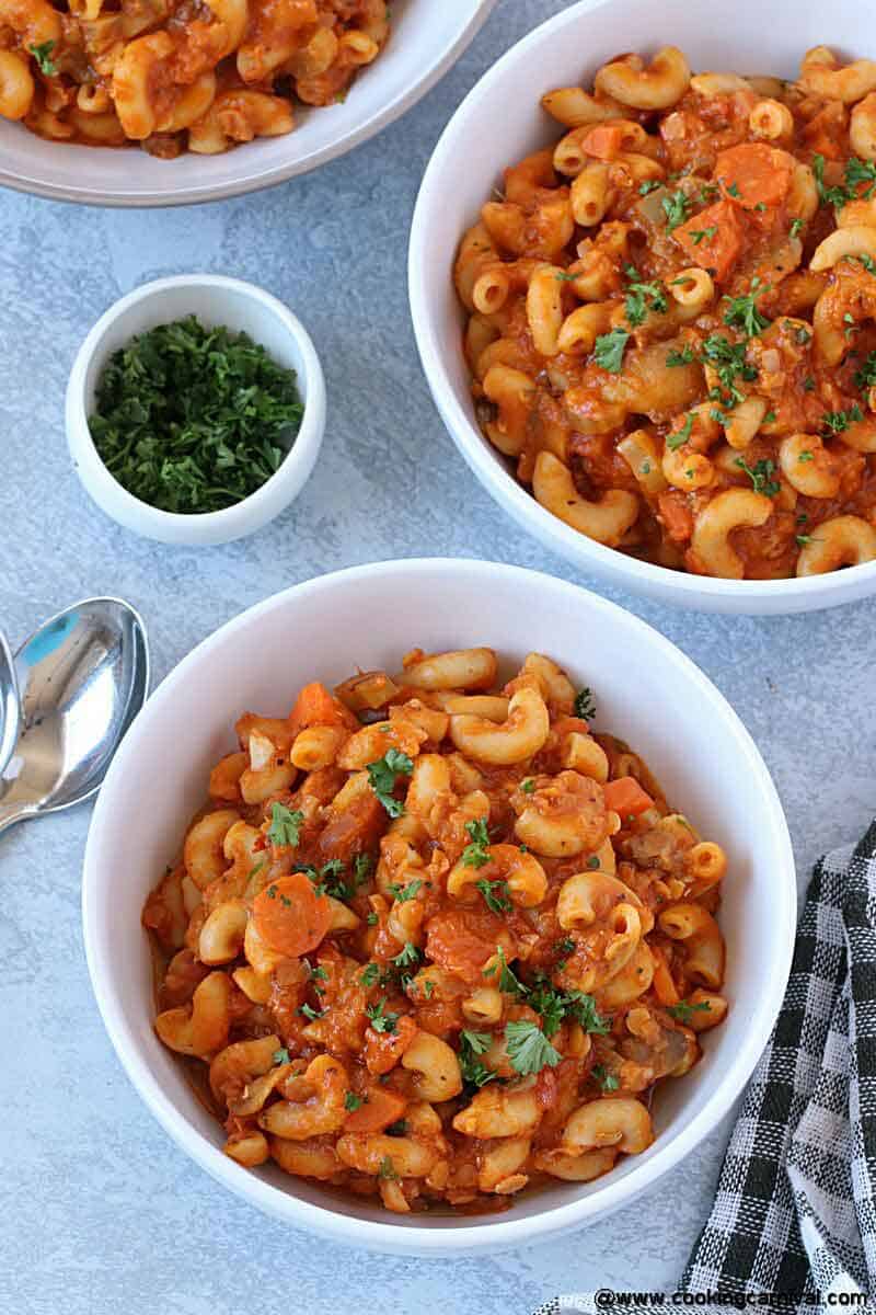 Vegetarian Instant pot Goulash