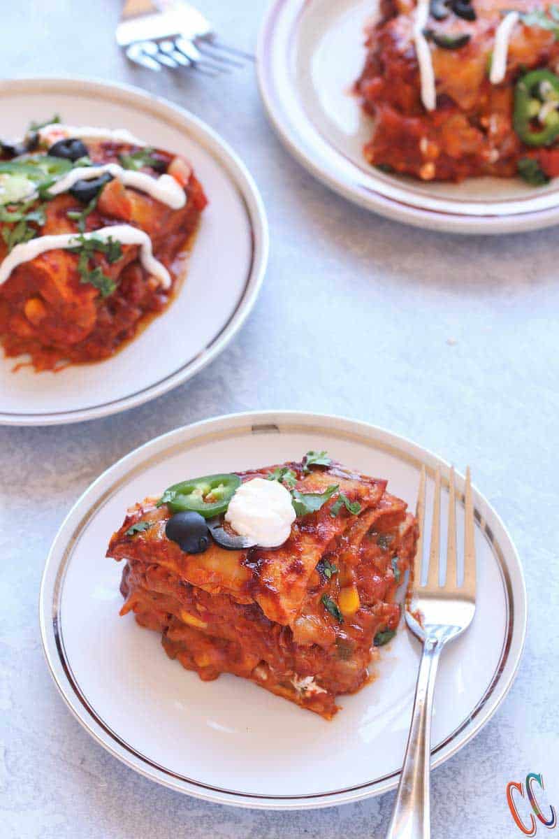 Whether you call this recipe, Instant Pot Mexican Casserole, Instant Pot Mexican Lasagna Or Instant Pot enchiladas, this is super delicious, filling and easy to make. This instant Pot Mexican Recipe will have your family, specially your kids, raving and coming back for more!