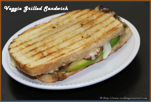 Vegetable Grilled Sandwich