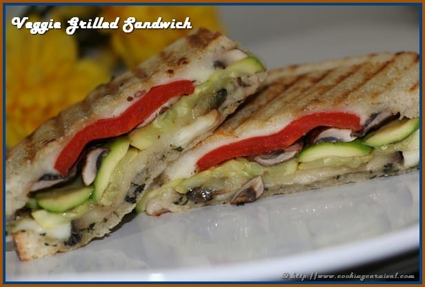 Vegetable Grilled Sandwich