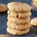 stack of cheese pizza cookies