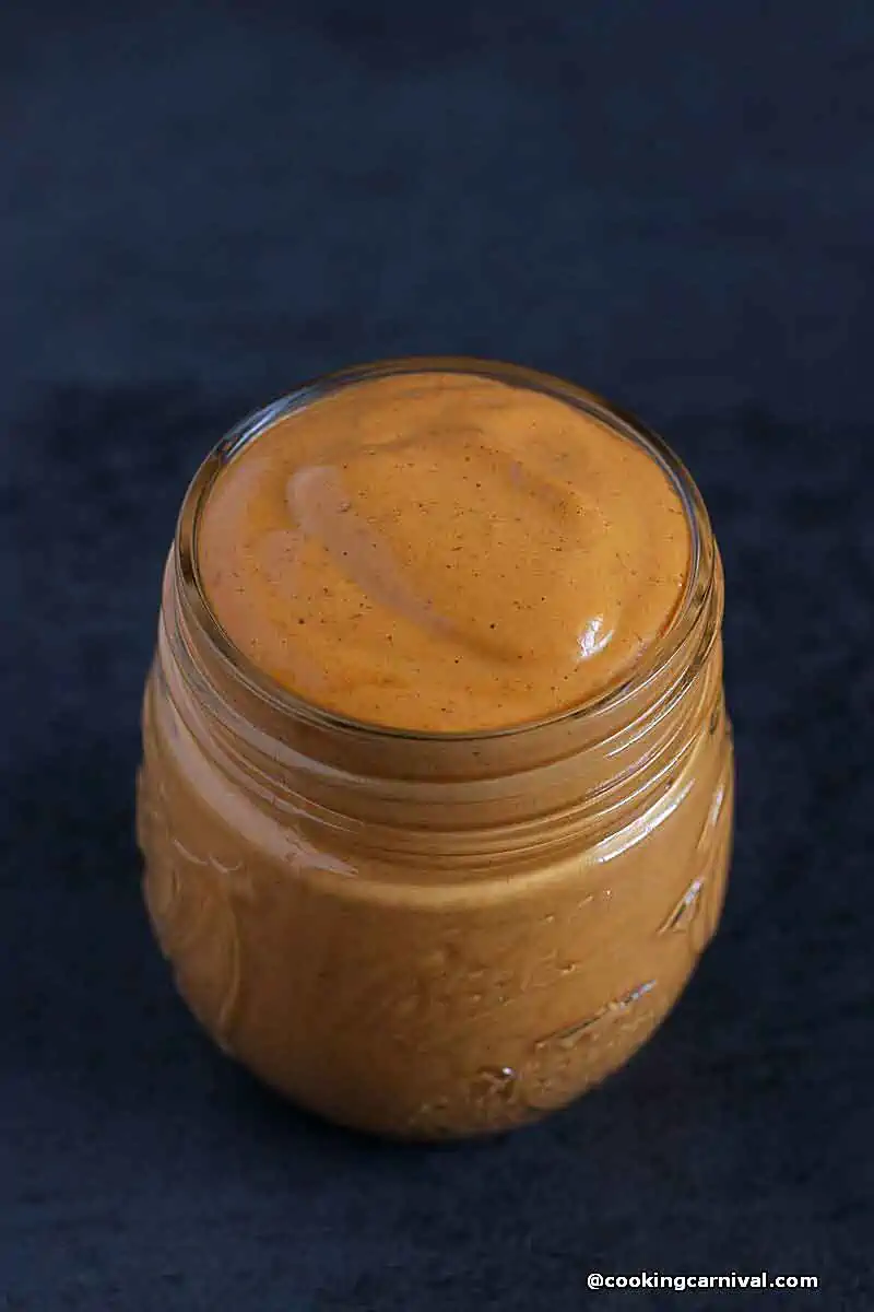 Chipotle Southwest Sauce in a mason jar