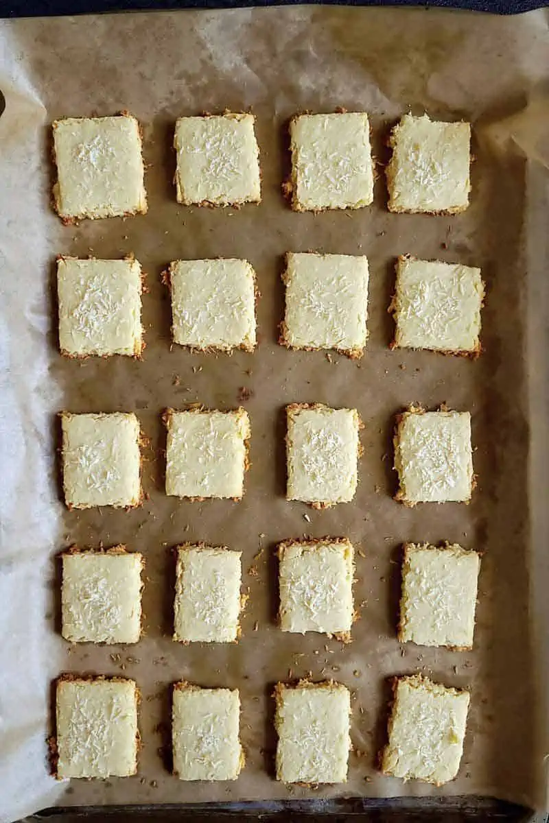 cookies out of the oven