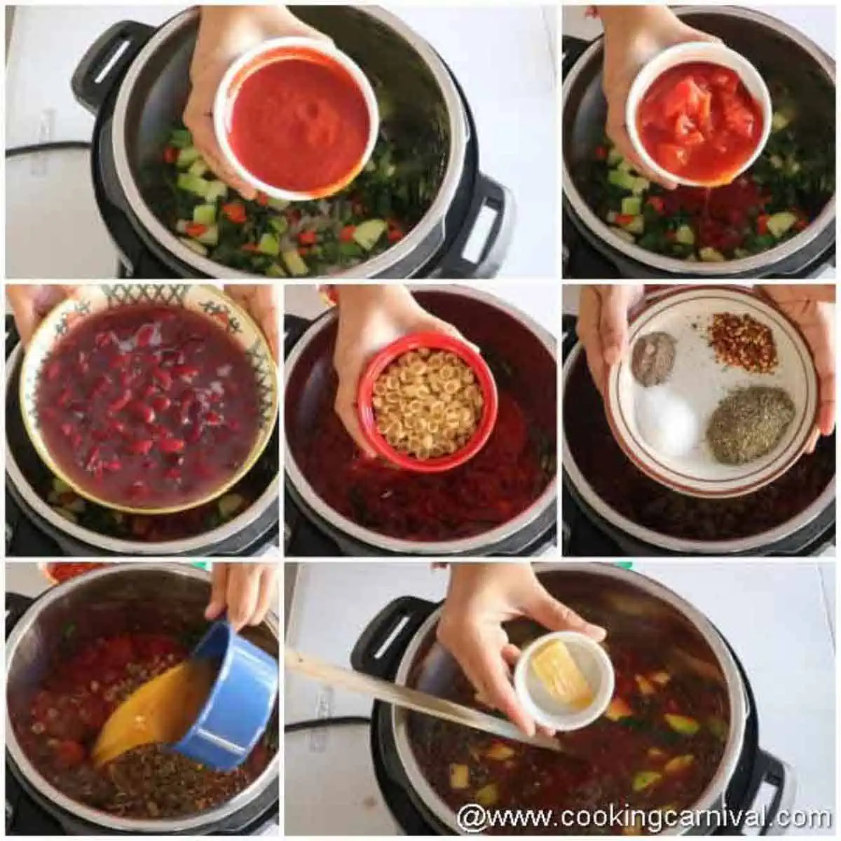 cooking minestrone soup in insta pot