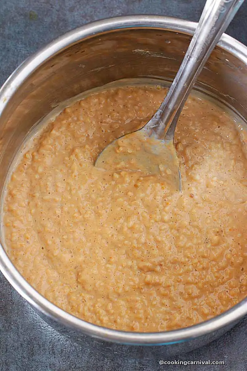 Pumpkin oatmeal in instant pot