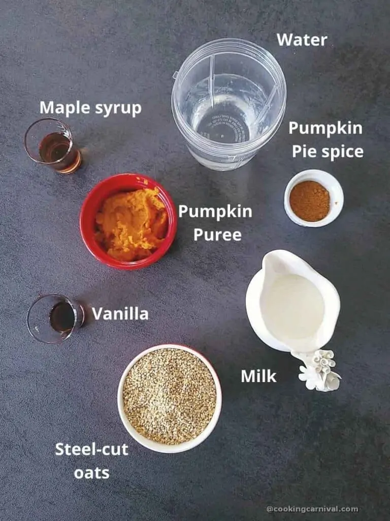 premeasured ingredients for steel cut oatmeal