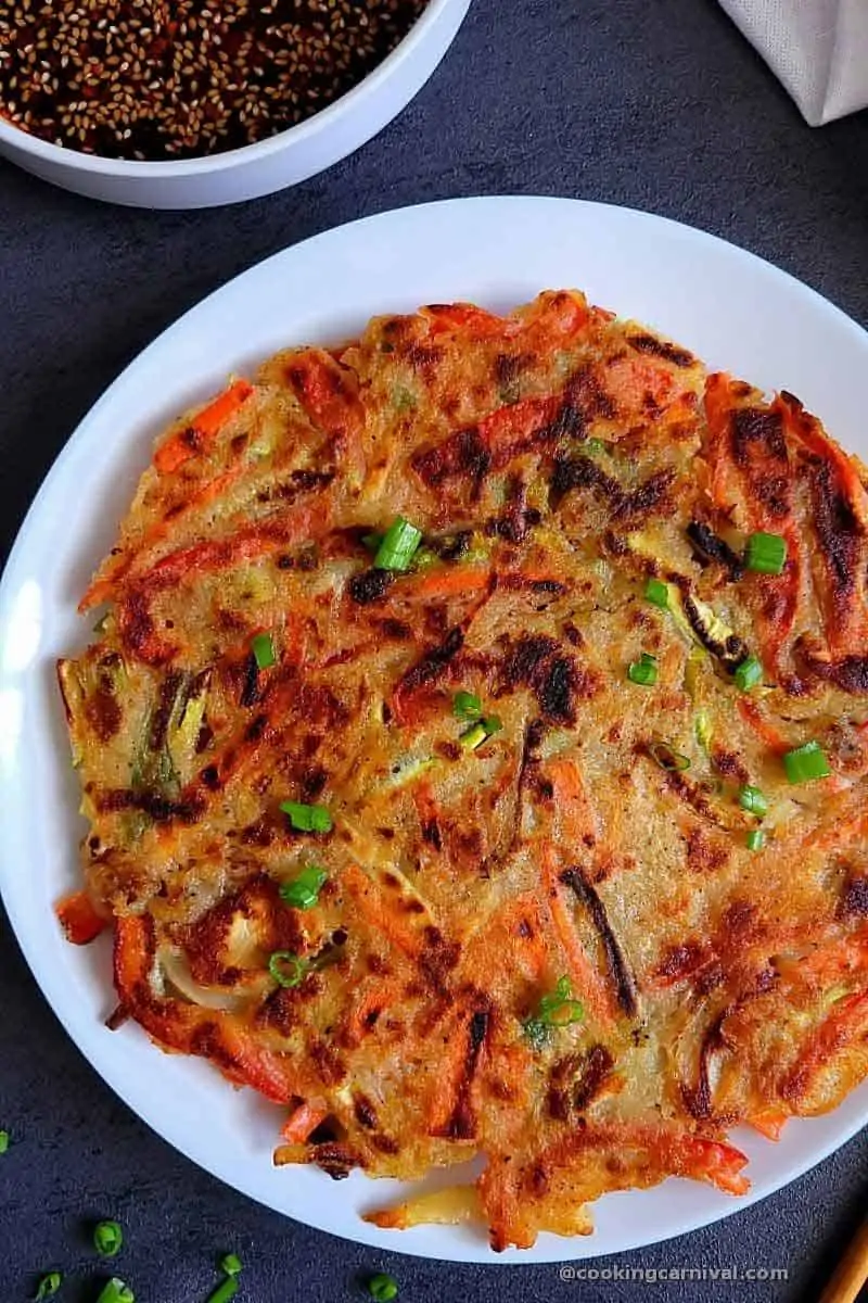 yachaejeon in a plate