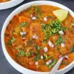 Moroccan lentil soup