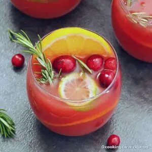 No alcohol Christmas punch.