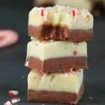 3 Peppermint bark fudge