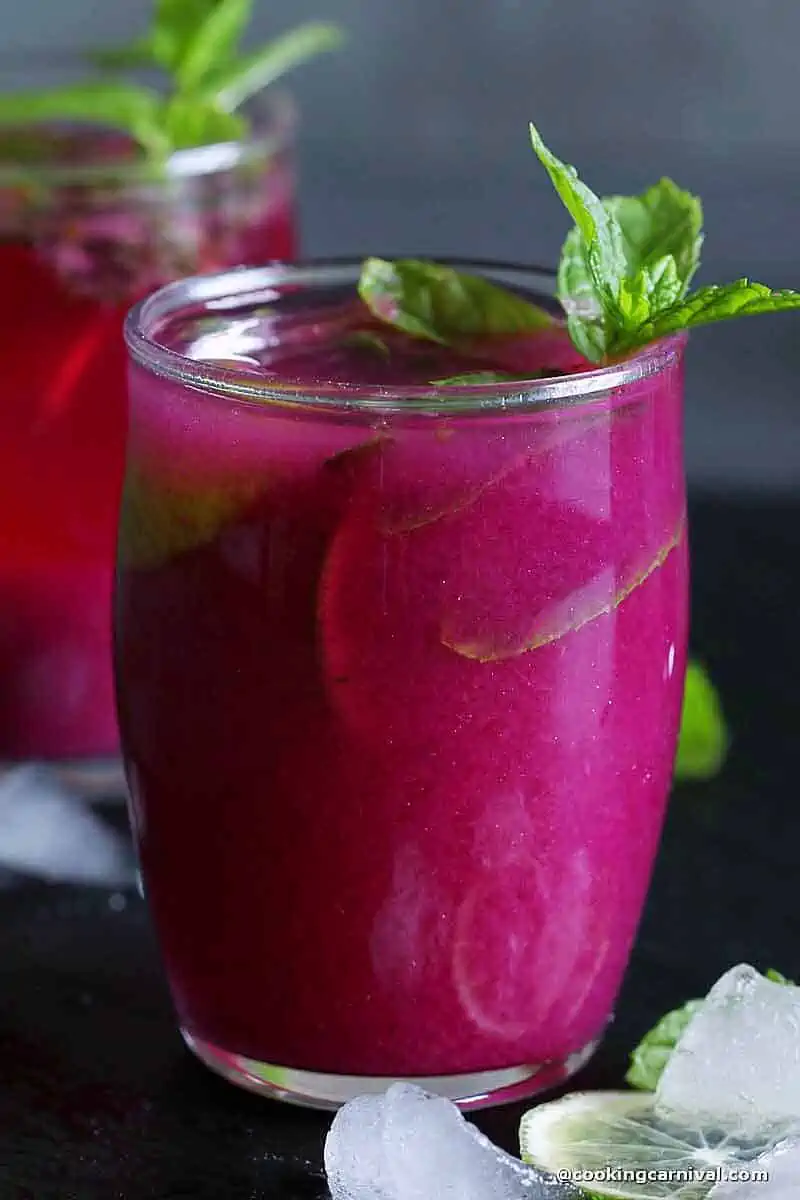 Kala Jamun mojito in a 6 oz. glass