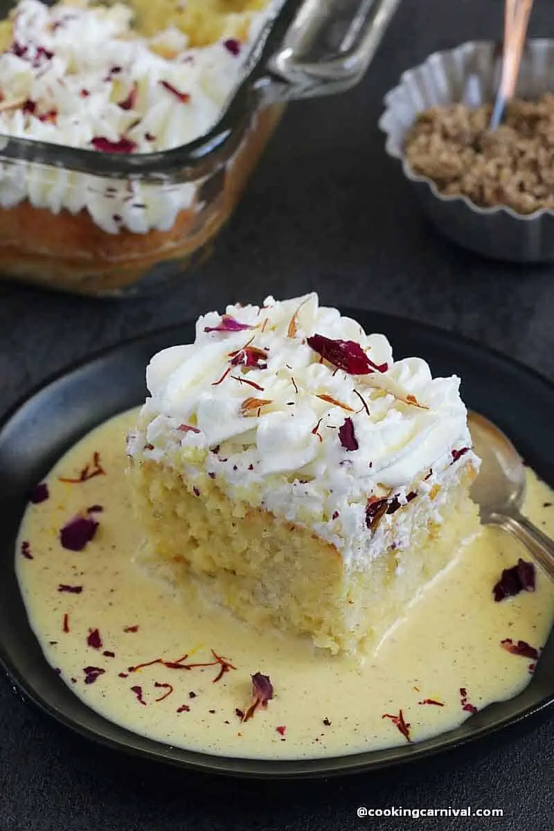 Thandai Tres leches cake