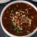 Vegetable manchow soup